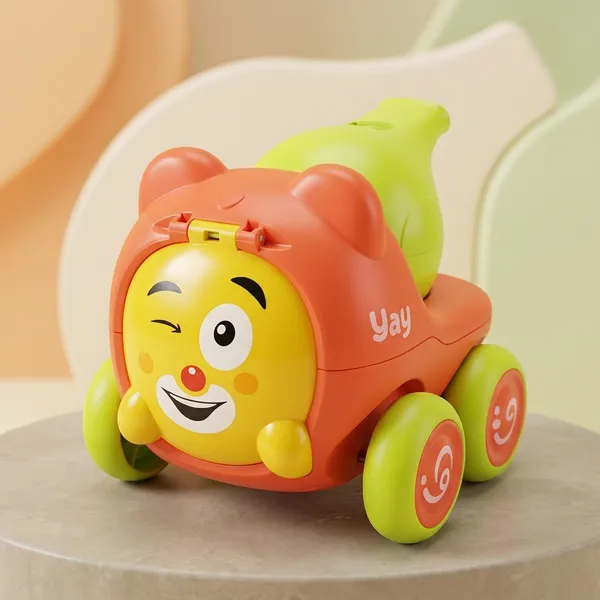 Red_Green_Cartoon_Animal_Four_Wheel_Toy_Car_For_Kids