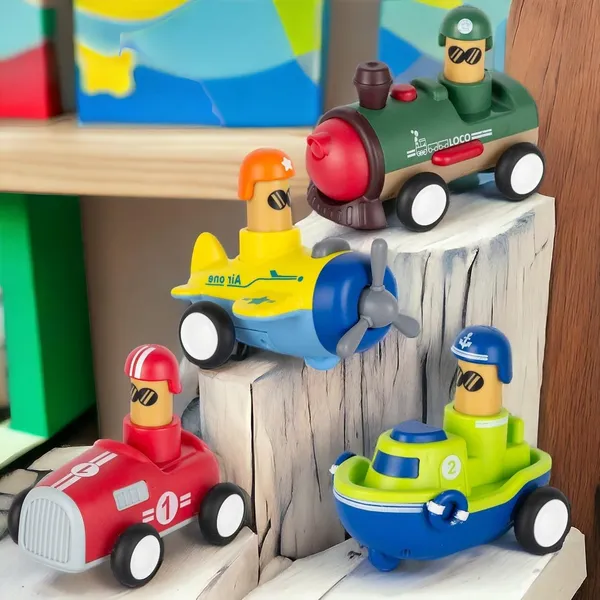 Multicolour_Plastic_Assorted_Vehicle_Set_Of_4_For_Kids