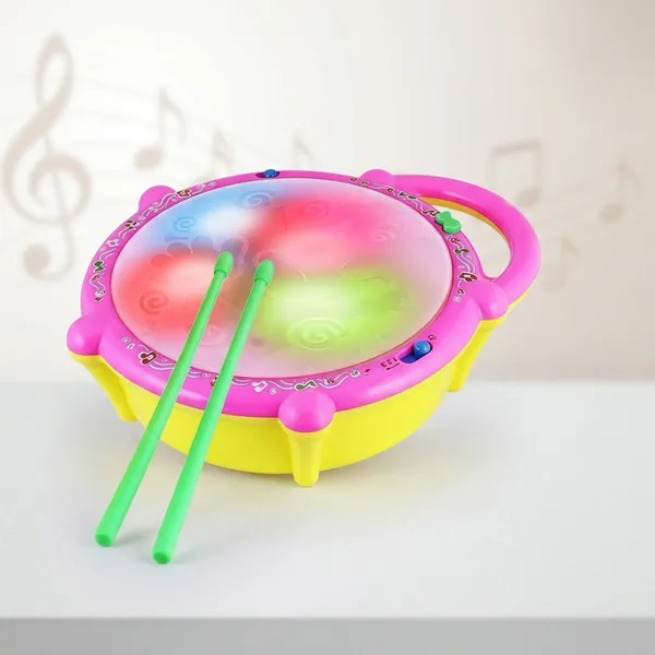 Red_Plastic_Musical_Guitar_Toy_With_Flash_Lights_For_Kids_And_Multicolour_Plastic_Flash_Drum_Toy_With_3D_Lights_For_Kids_Combo_Pack_Of_2