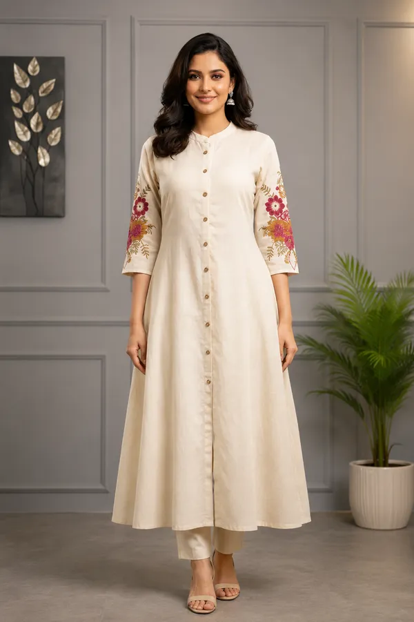 Off_White_Cotton_Flex_Kurta_Set