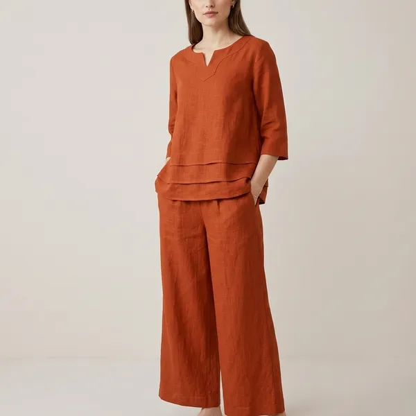 Rust_Cotton_Casual_Loose_Solid_Tracksuit_Outfits