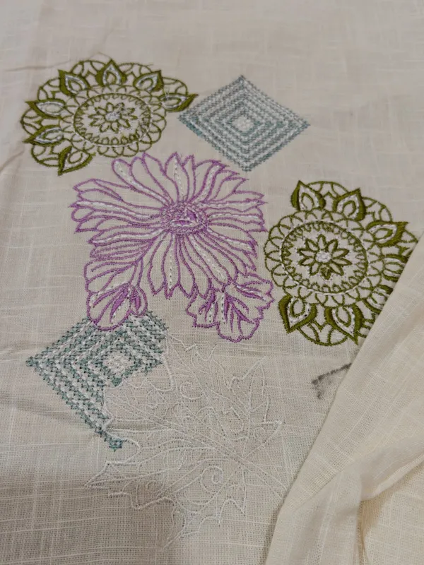 Beige_Cotton_Embroidered_Straight_Kurta_Pant_Set_For_Women