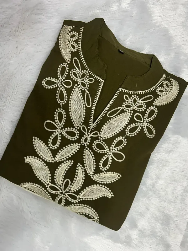 Olive_Green_Cotton_Relaxed_Tunic_Top_&_Bottom_For_Women