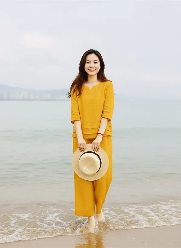 Mustard_Cotton_Blend_Relaxed_Fit_Co_Ord_Set_For_Women