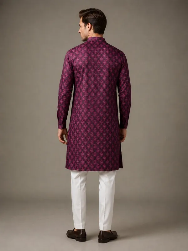 Men_Purple_Printed_Kurta_Pajama_Set