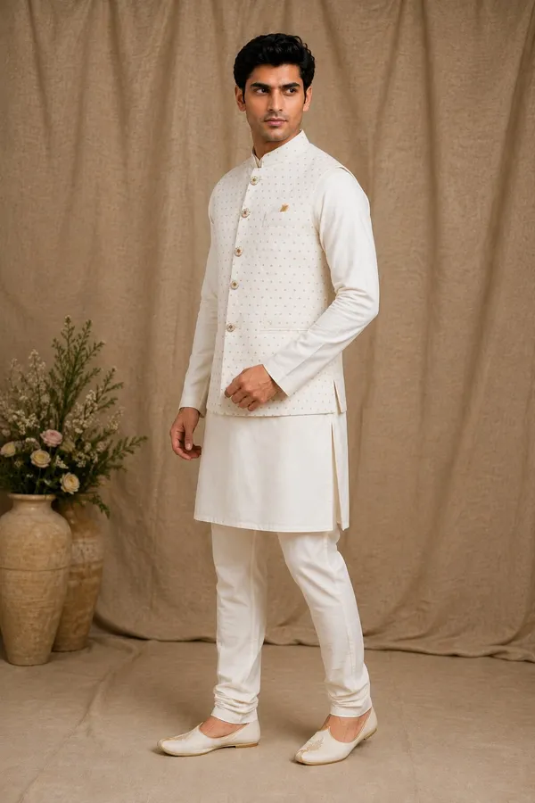Off_White_Jacquard_Nehru_Bandi_for_Men