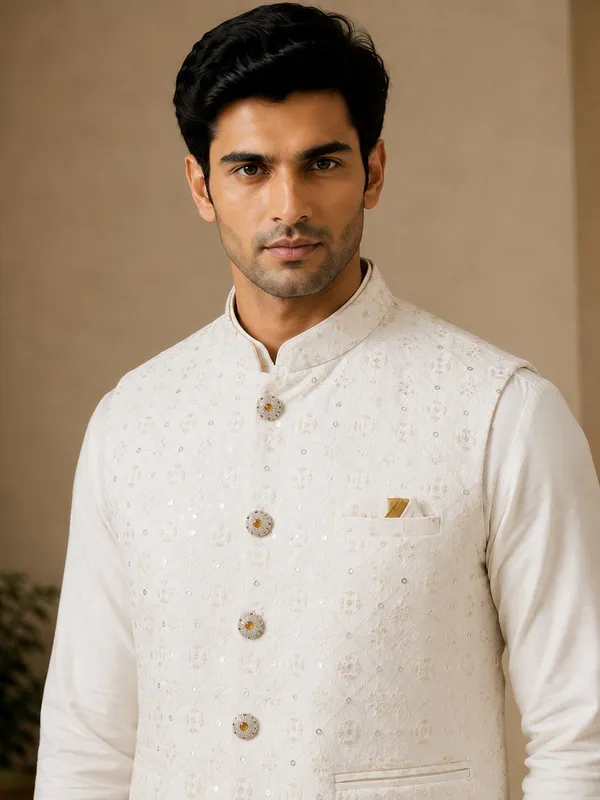 Off_White_Embroidered_Nehru_Bandi_for_Men