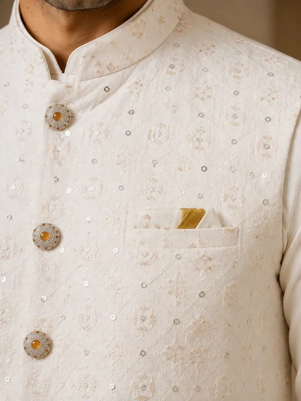 Off_White_Embroidered_Nehru_Bandi_for_Men