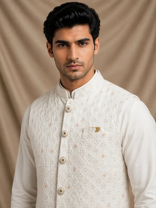 Off_White_Embroidered_Nehru_Bandi_for_Men