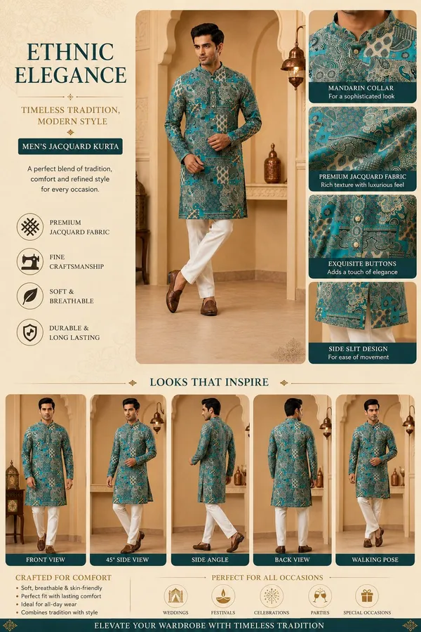 Firozi_Printed_Kurta_Set_for_Men