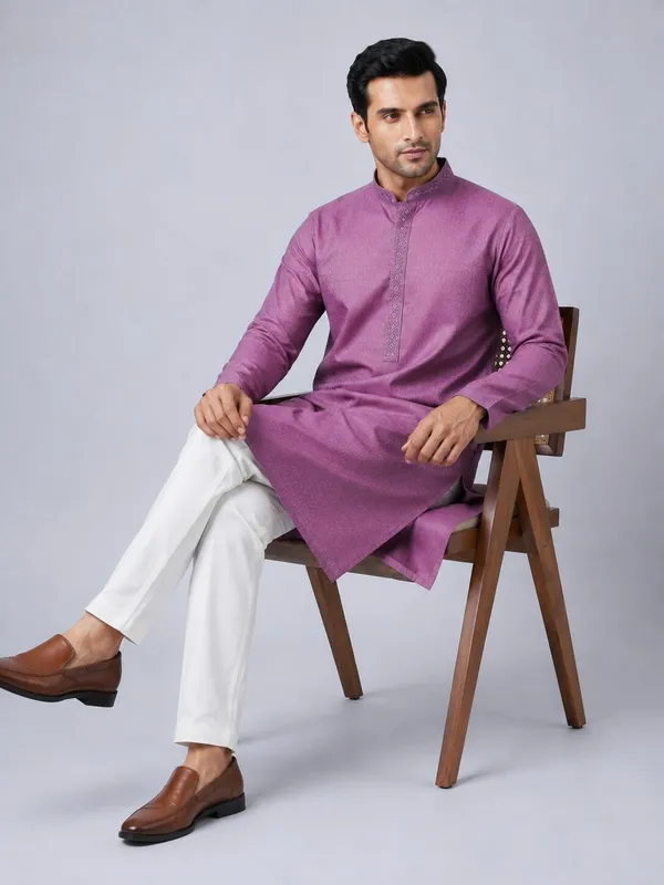Men_Light_Purple_Printed_Kurta_Pajama_Set