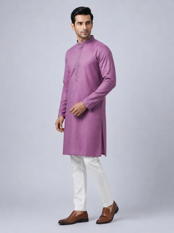 Men_Light_Purple_Printed_Kurta_Pajama_Set