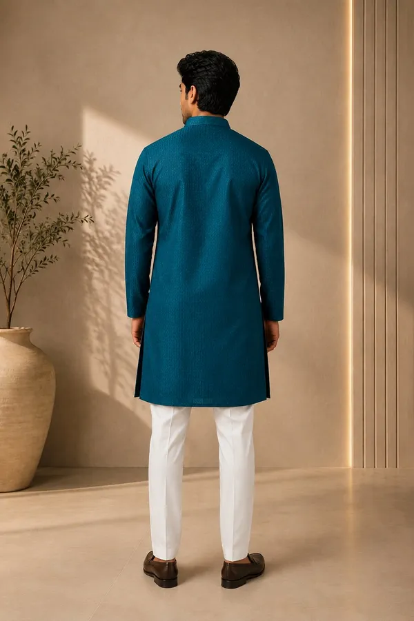 Men_Rama_Textured_Kurta_Pajama