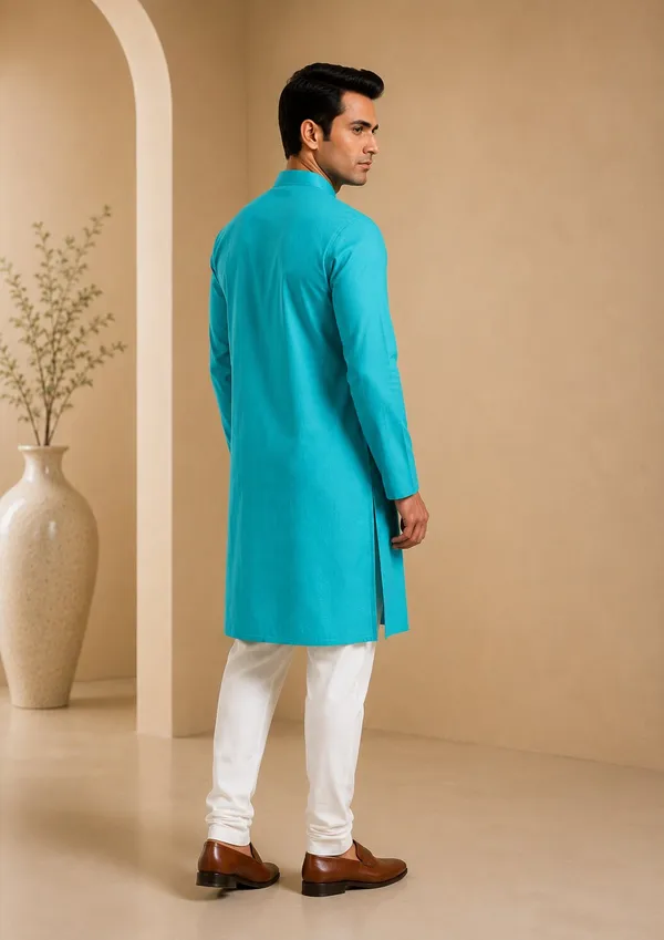Men_Green_Kurta_Pajama