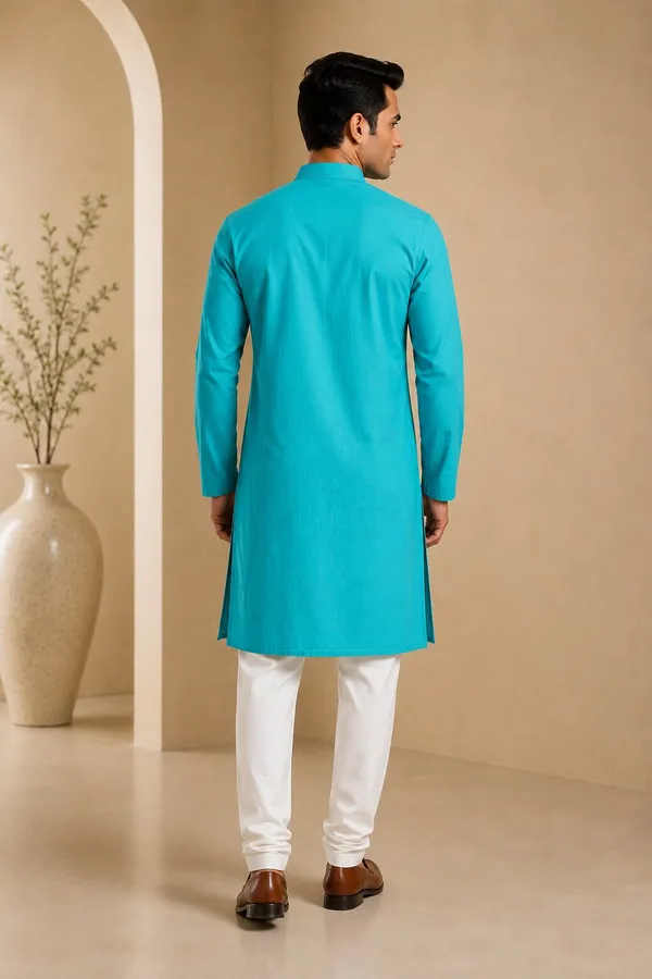 Men_Green_Kurta_Pajama