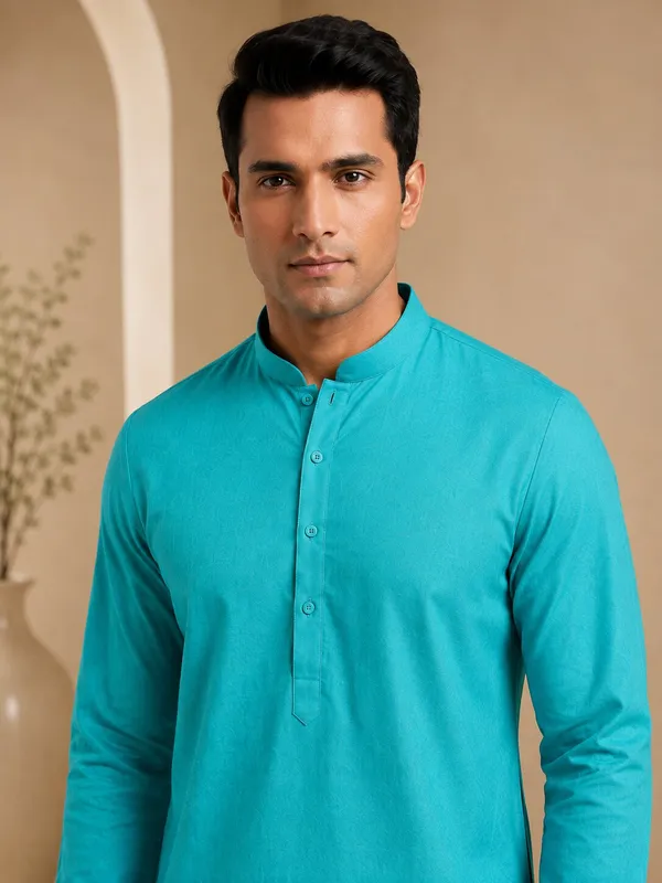 Men_Green_Kurta_Pajama