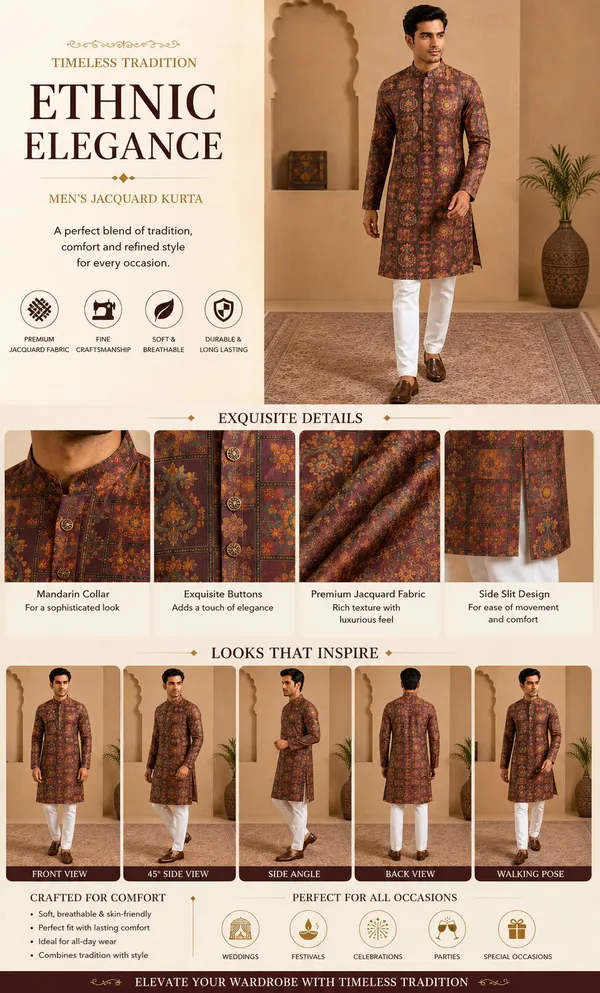 Men's_Light_Purple_Printed_Kurta_Pyjama_Set