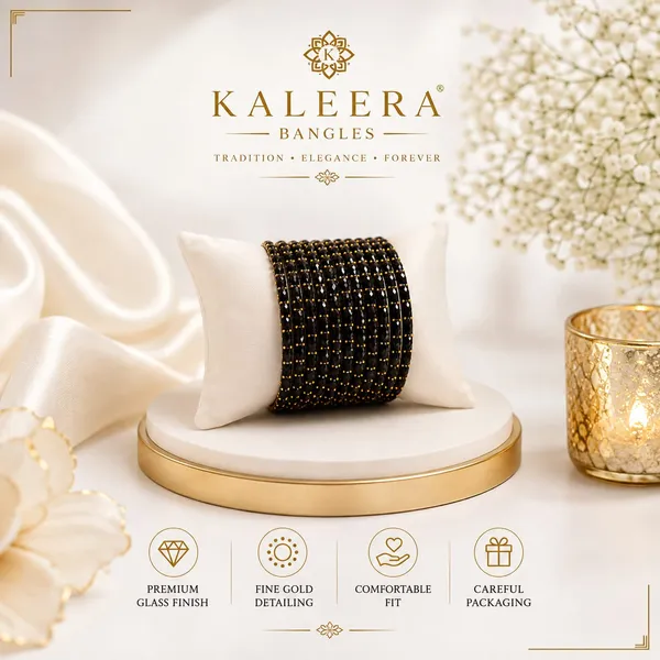 Black_Gold-Tone_Glass_Wide_Traditional_Bangle_For_Women