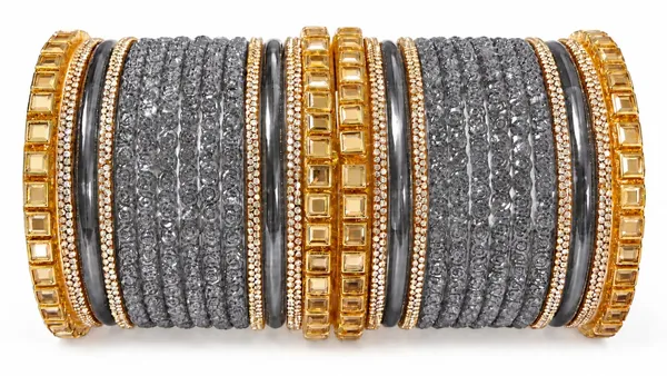 Grey_Gold-Tone_Glass_Geometric_Bangle_Set_For_Women