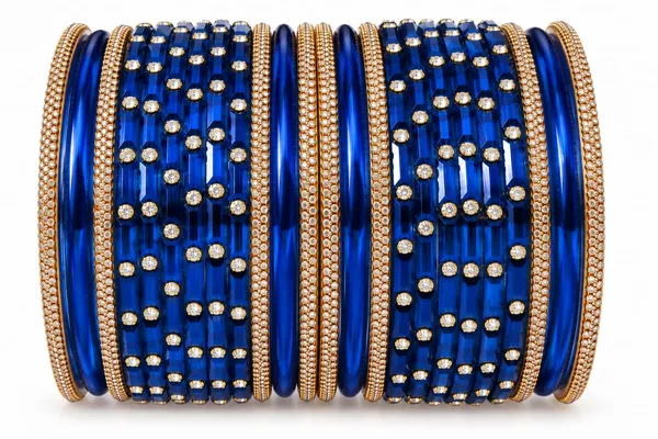 Blue_Gold-Tone_Glass_Stone_Studded_Bangle_Set_For_Women