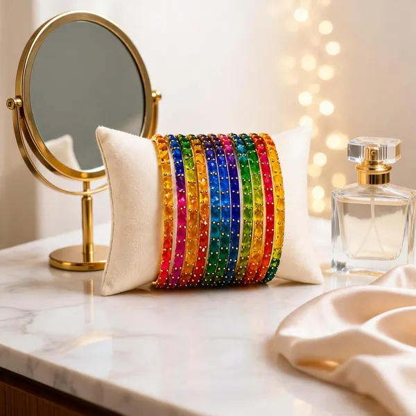 Multicolour_Glass_Traditional_Embellished_Bangle_Set_For_Women