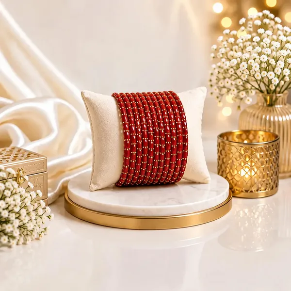 Red_Gold-Tone_Glass_Traditional_Bangle_Set_For_Women