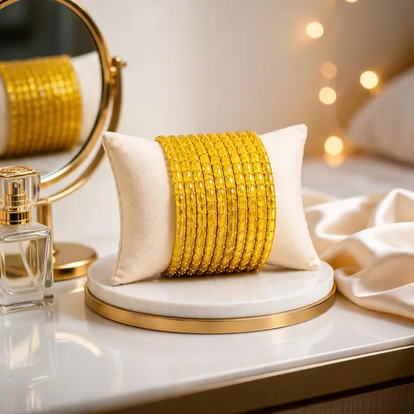 Gold_Glass_Textured_Traditional_Bangles_For_Women