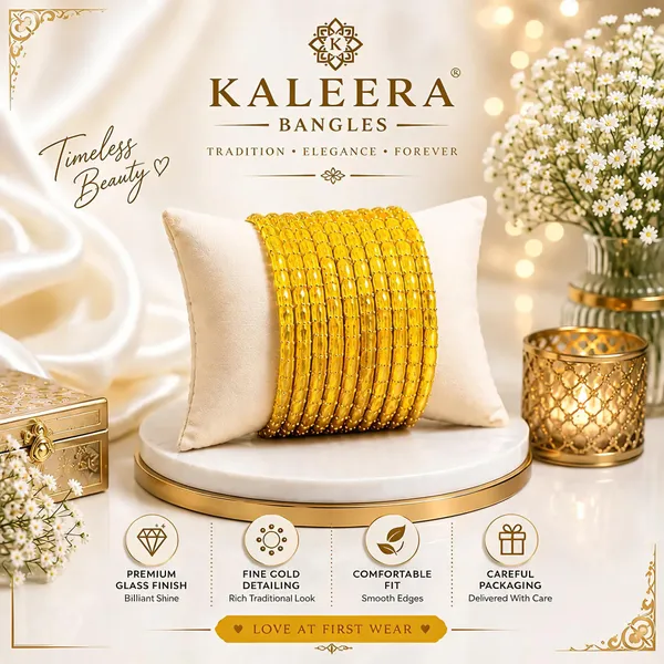 Gold_Glass_Textured_Traditional_Bangles_For_Women
