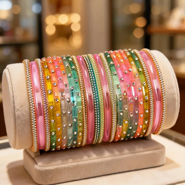 Multicolor_Glass_Stone_Embellished_Bangle_Set_For_Women