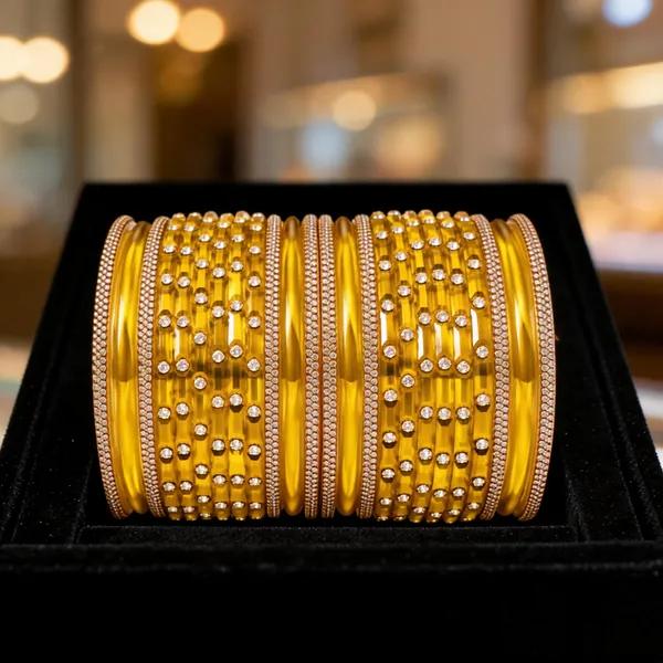 Gold-Tone_Glass_Stone_Embellished_Bangle_Set_For_Women