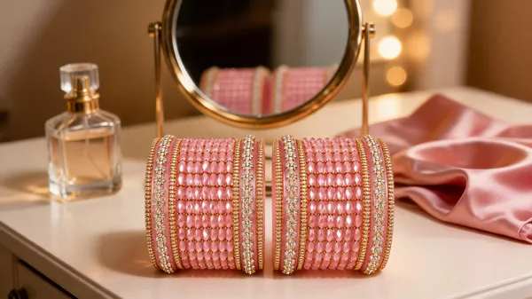 Pink_Glass_Stone_Studded_Traditional_Bangle_Set_For_Women