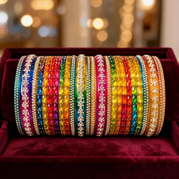Multicolour_Glass_Stone_Studded_Bangle_Set_For_Women