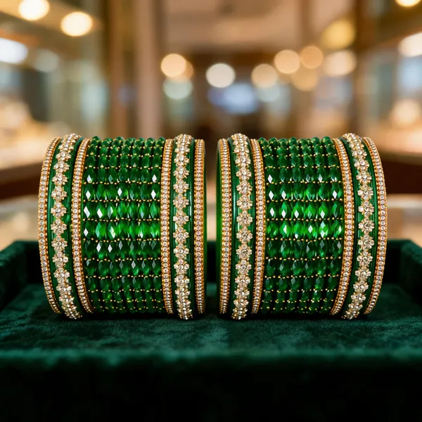 Green_Glass_Stone_Studded_Bangle_Set_For_Women