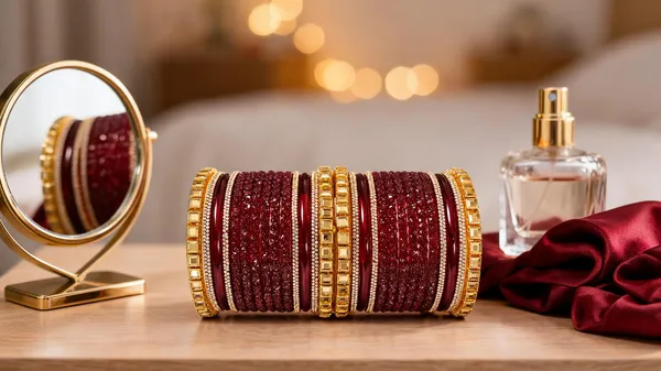 Red_Gold-Tone_Glass_Embellished_Bangle_Set_For_Women