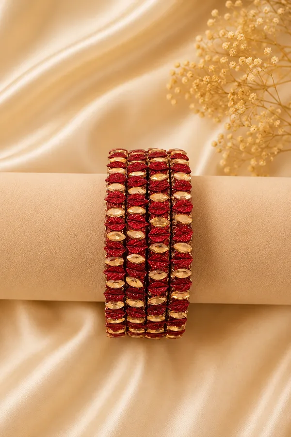 Red_Gold_Glass_Kundan_Stone_Studded_Bangle_Set_For_Women