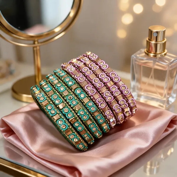 Green_And_Pink_Glass_Kundan_Stone_Studded_Bangle_Set_For_Women_Pack_of_2