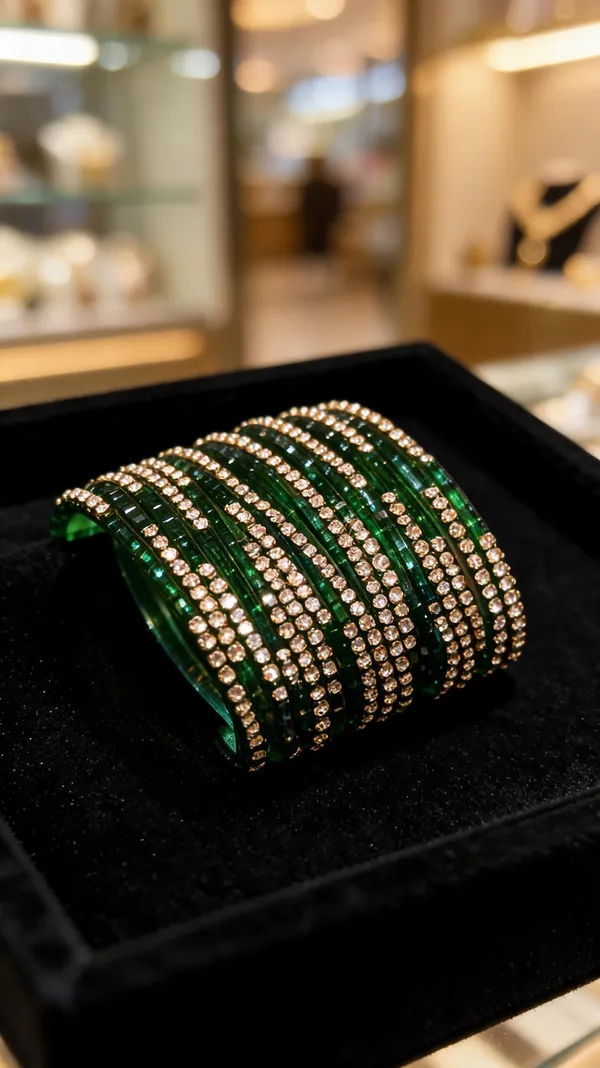 Green_Glass_Stone_Studded_Bangle_Set_For_Women