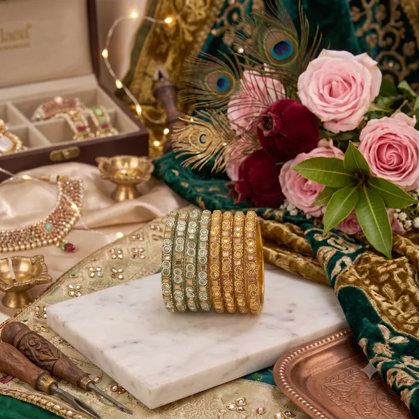 Gold_Green_Glass_Kundan_Stone_Studded_Bangle_Set_For_Women_Pack_of_2