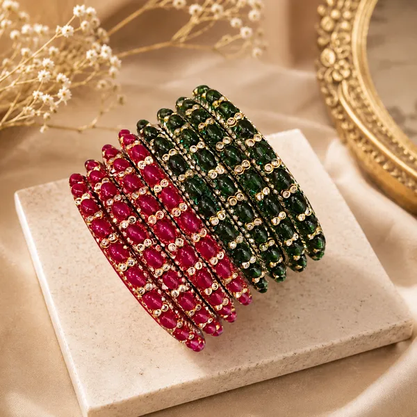Pink_Green_Glass_Gold_Toned_Stone_Studded_Bangle_Set_For_Women_Pack_of_2