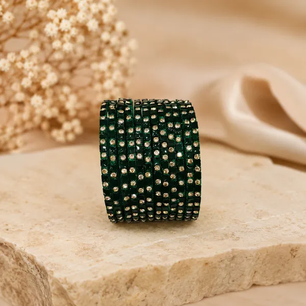 Green_Glass_Stone_Studded_Bangle_Set_For_Women