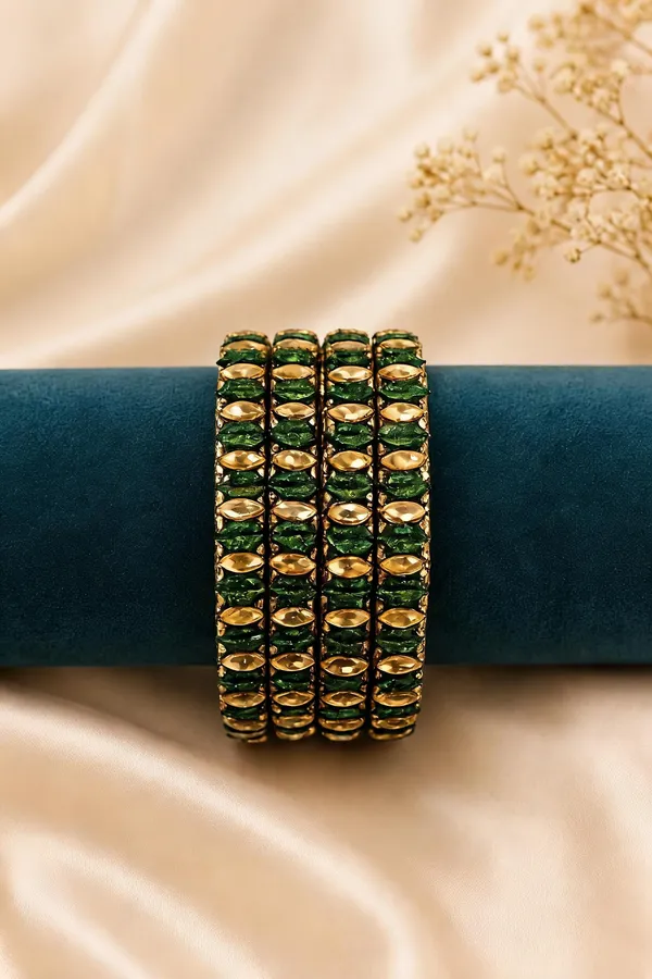 Green_Gold_Glass_Stone_Studded_Bangle_Set_For_Women