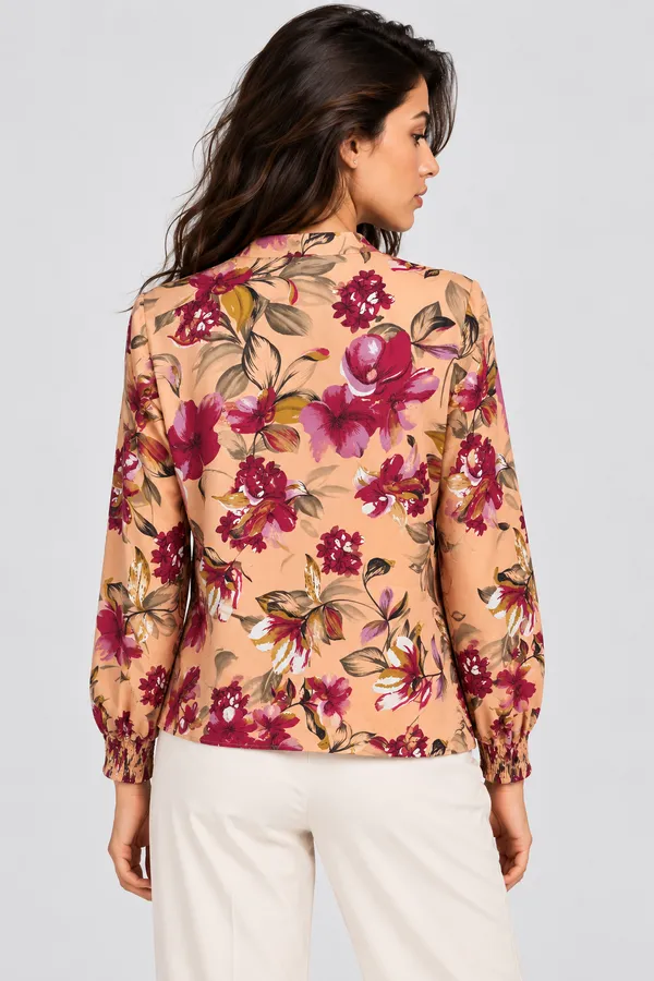 Seashell_Sketch_Cotton_Puff-Sleeve_Top