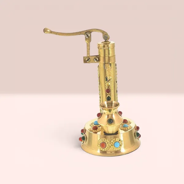 Gold_Tone_Decorative_Hand_Pump_Showpiece