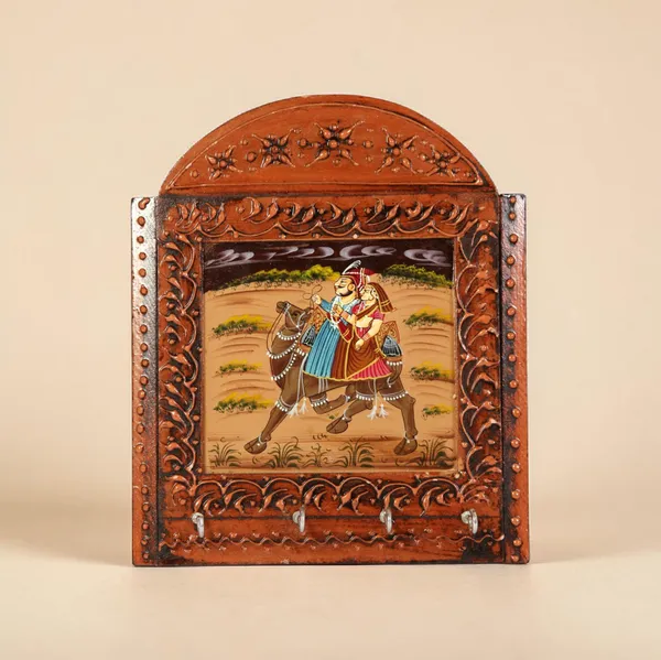 Indergarh_Heritage_Wooden_Hand_Painted_5_Key_Holder