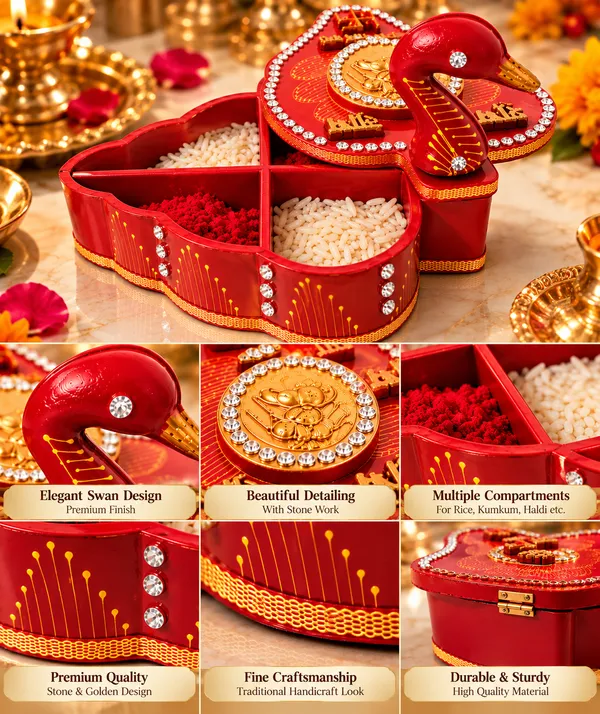 Traditional_Red_&_Golden_Swan_Design_Roli_Chawal_Pooja_Box_–_Decorative_Indian_Puja_Thali_Organizer