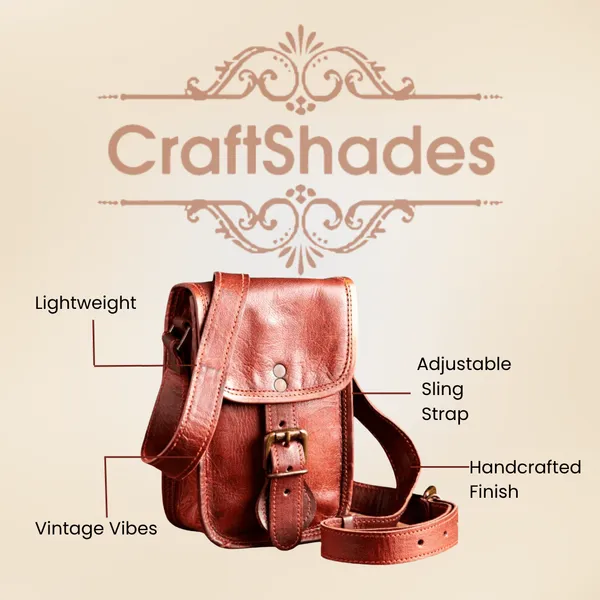 Craftshades_–_5*7_Inch_Handcrafted_Mobile_Sling_Bag_|_100%_Genuine_Goat_Leather