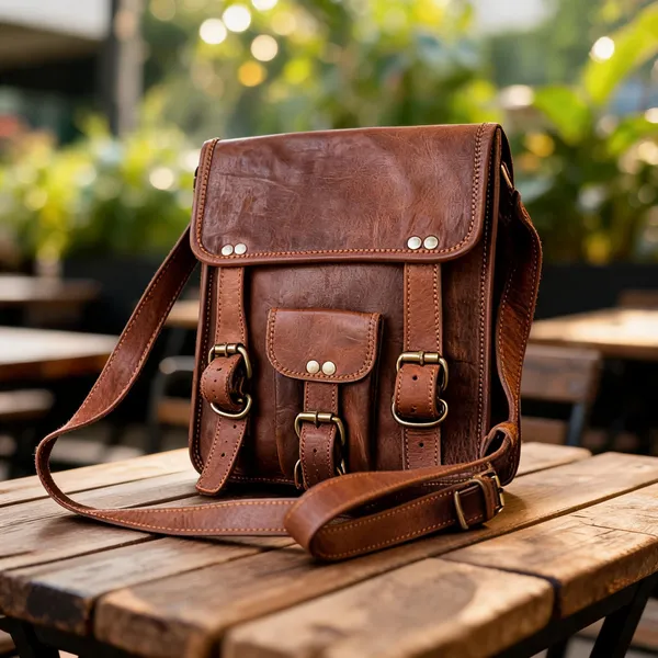 Craftshades_–_9*11"_Front_Pocket_Handcrafted_Canvas+_Goat_Leather_Sling_Bag_|_100%_Genuine_Leather