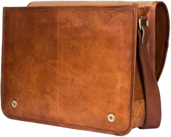 Craftshades_–_15_Inch_Handcrafted_Goat_Leather_Laptop_Bag_|_100%_Genuine_Leather