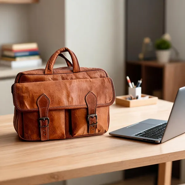 Craftshades_–_11*15″_Double_Pocket_Handcrafted_Laptop_Messenger_Goat_Leather_Bag_|_100%_Genuine_Leather