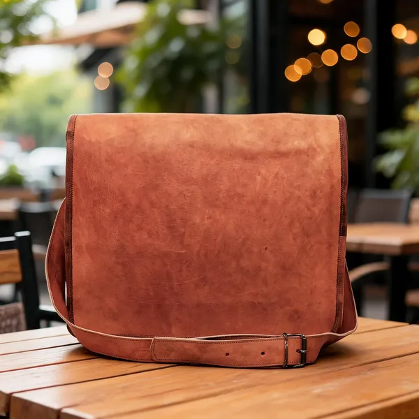 Craftshades_–_11*15″_Plain_Handcrafted_Goat_Leather_Full_Flap_Bag_|_100%_Genuine_Leather